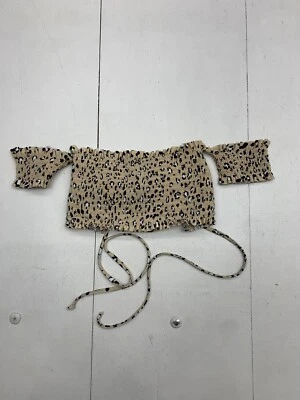 Xhilaration Womens Tan Leopard Print Tube Tank Size Medium - Image 1 of 4