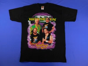 WCW IV HORSEMEN VINTAGE 90'S SHIRT SIZE LARGE RIC FLAIR CHRIS BENOIT WWE WWF - Picture 1 of 4