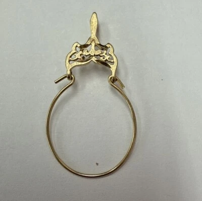 "Colgante Michael Anthony de 1"" de largo de oro amarillo sólido de 14 quilates 0,7 gr" Foto 1 de 4