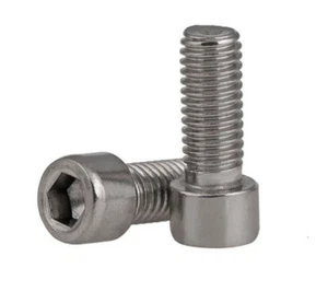 M5 M6 M8 Smooth Head Stainless Steel Allen Socket Cap Screws Full thread Bolts - Bild 1 von 6