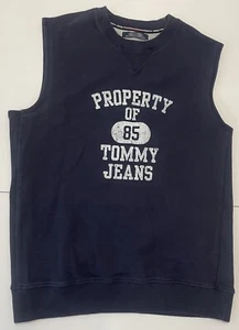 Sudadera Property Of Tommy Jeans Azul Marino Sin Mangas Musculosa Para Hombre L Pullover - Imagen 1 de 6
