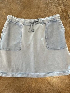 J JILL Ponte ROCK Kordelzug blau Mini Taille 34” Länge 18” Taschen Medium Haustier - Bild 1 von 6