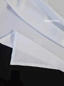 Tischdecke weiß Stoff Tischtuch 140/200 cm. für Esszimmer, Gastronomie NEU - Bild 1 von 3
