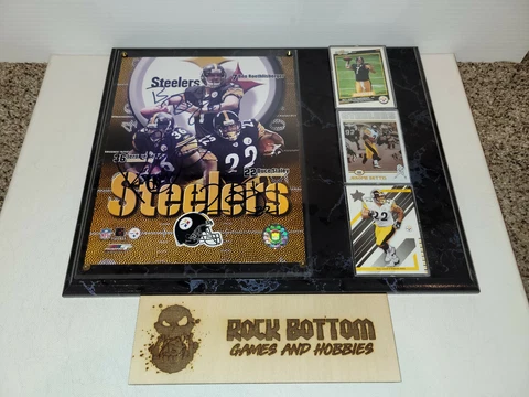 Pittsburgh Steelers Ben Roethlisberger Staley Bettis NFL Custom Plaque LOA RBGH Cover