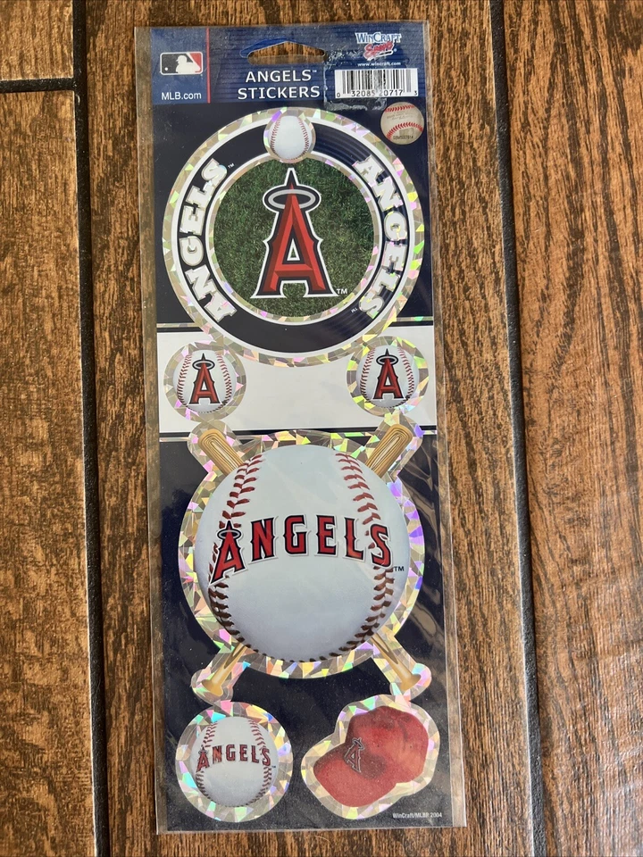 Los Angeles Angels Holographic Logo Vibrant Decal Stickers Decor Baseball MLB - Image 1 of 1