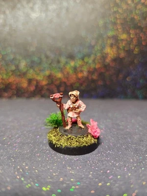 Hand Painted Ral Partha Female Halfling Wizard Metal Miniature - Image 1 of 4