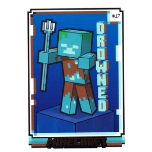 Panini Minecraft 2024 Drowned #17 - Picture 1 of 3