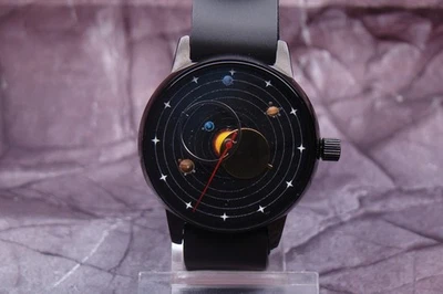 reloj RAKETA sistema solar PLANETA ESPACIAL COPÉRNICO COPÉRNICO RUSO SOVIÉTICO URSS 1 Foto 1 de 4