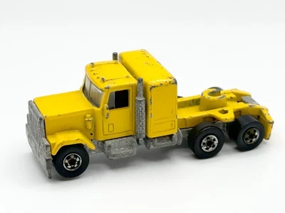 Plataformas de dirección Hot Wheels vintage camión GMC camión tractor amarillo ¡Muy bueno! Foto 1 de 4