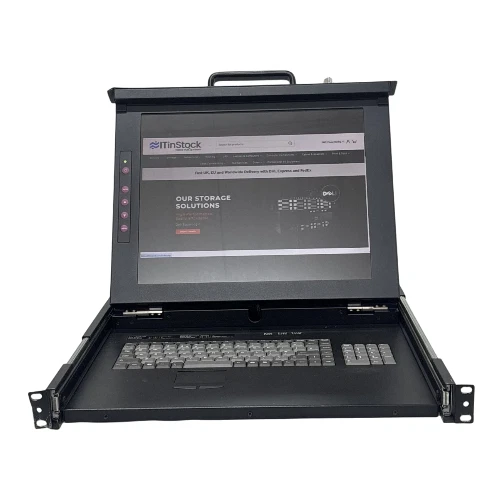 StarTech KSR-117XX KVM 17" 1U LCD Rackmount Console RACKCONS1701 Rack TFT - Image 1 of 4