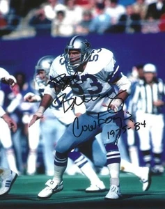 Signed 8x10 BOB BREUNIG Dallas Cowboys Autographed photo - w/COA - Picture 1 of 1