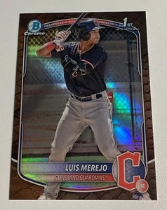 2025 Bowman LUIS MEREJO Chrome Reptilian Refractor 1st Prospect Card Guardians - Picture 1 of 2