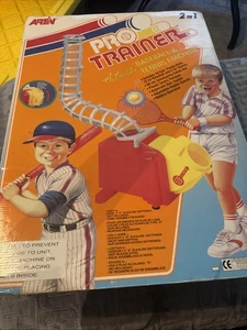 Kids' Auto Pitching Machine with Bat & Racquet Baseball & Tennis - Picture 1 of 4