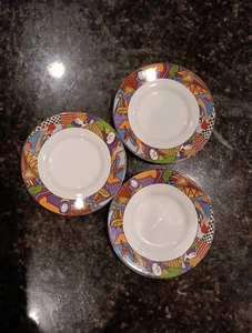 Lot 3 Vitromaster Metropolitan Steinzeug Butter Brot Hors d'oeuvre Teller - Bild 1 von 4