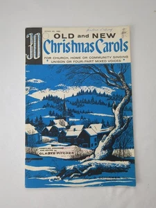 30 villancicos antiguos y nuevos 1960 cantando al unísono o 4 partes voces mixtas de colección - Imagen 1 de 5