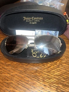 Juicy Couture Black Label Hard Glasses Case Los Angeles Sunglasses - Picture 1 of 6