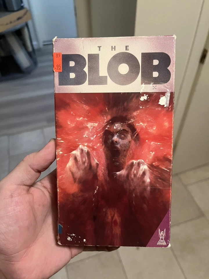 Vintage The Blob (VHS, 1988) Horror Cult Classic Tri Star Pictures Thriller  - Image 1 of 4