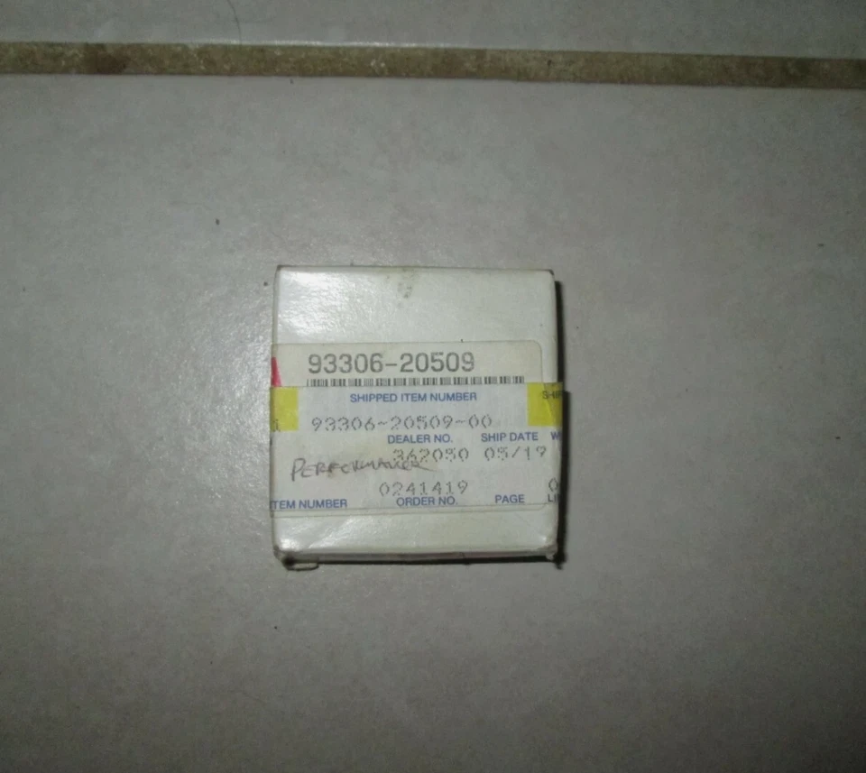 NOS 1982-1995 YAMAHA XT600 XT550 TT600 FJ1200 rodamiento de bolas 93306-20509 Foto 1 de 1