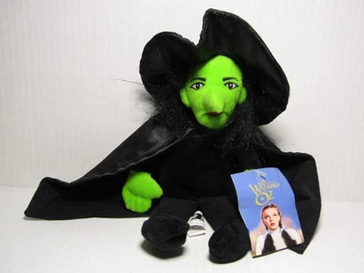 El Mago de Oz Bruja Malvada Oeste 10" Beanie Bean Bag Peluche WB Warner Brothers Foto 1 de 3