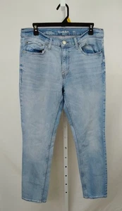 Goodfellow Mens Light Wash Blue Slim Fit Straight Leg Denim Jeans 34" Waist - Picture 1 of 4