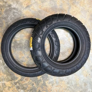 Shinko 130/80-18 & 180/80-14 Front & Rear SR428 Tire Set 87-15 Yamaha TW200 - Picture 1 of 10