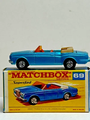 Matchbox Superfast No. 69 Rolls Royce Silver Shadow with Original Box, Nice - Image 1 of 4