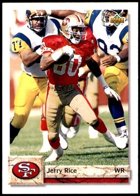 Jerry Rice 1992 Upper Deck #616 49ers NFL LEER ENVÍO GRATUITO AutographDen Foto 1 de 2