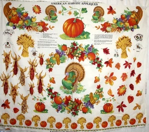 AMERICAN HARVEST APPLIKATION PANEL - 100 % BAUMWOLLSTOFF - Bild 1 von 9