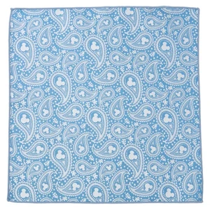 Disney Topolino Paisley Teal Pocket Square - Foto 1 di 5