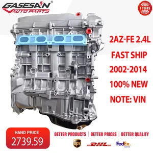 2AZ-FE 2AZ 2.4L Long Block Engine Assembly For 2002-2014 Toyota Camry Highlander - Picture 1 of 7