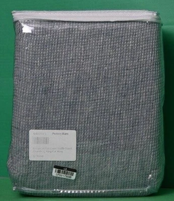 Pottery Barn European Flax Linen Waffle Duvet, King/Cal.King Chambray New - Image 1 of 4