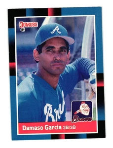 1988 Donruss #414 Damaso Garcia Atlanta Braves - Picture 1 of 2