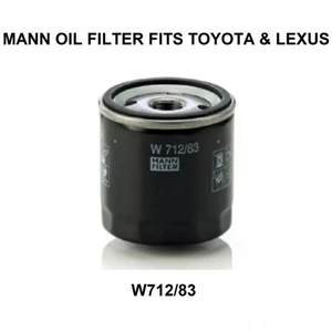 MANN  OIL FILTER  FITS TOYOTA & LEXUS  W712/83 - Picture 1 of 1