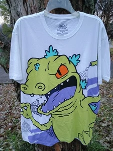 Rugrats Huge Reptar Graphic Print Gr. XL White Nickelodeon T-Shirt - Bild 1 von 3