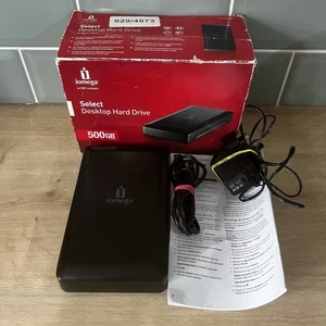 IOMEGA HOME NETWORK 500GB EXTERNAL HARD DRIVE EX CONDITION - Photo 1/9
