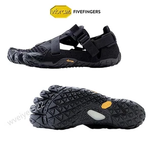 Scarpe Yoga Antiscivolo Split-Toe Vibram FiveFinger Donna Pilates e Danza Nero - Foto 1 di 10