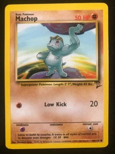 Pokemon 78/130 Machop Base Set 2 Common NM - Picture 1 of 2