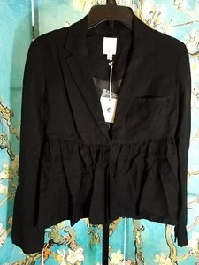Neu mit Etikett Lauren Conrad Blazer mit Schößchen, Größe Large, Einzelhandel 64,00 $ - Bild 1 von 2