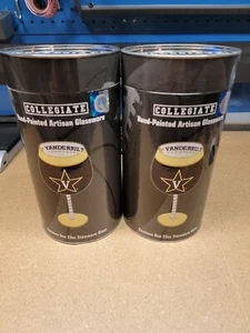Boelter Marken handbemalt 33 Oz Stielglas Vanderbilt Commodores Collegiate - Bild 1 von 10