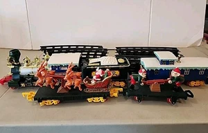 Set Treno Magico Natale Stato Giocattolo 1992, Funziona benissimo, Suona musica. Senza scatola - Foto 1 di 7