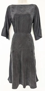 Damen Episode Seidenkleid schwarz grau Größe 10 - Bild 1 von 7