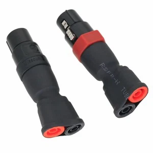 1Par de adaptadores de bricolaje XLR hembra a doble zócalo banana altavoz de audio amplificador de potencia - Imagen 1 de 4