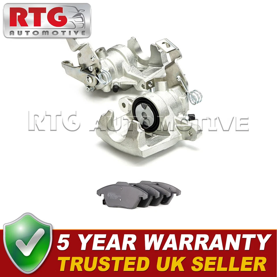Rear Brake Calipers + Pads Fits Renault Master 1998- Vauxhall Movano 1998-2010 - Image 1 of 1