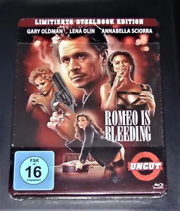 Romeo Is Bleeding Uncut Con Gary Oldman Steelbook Blu Ray Nuevo Y OVP - Imagen 1 de 4