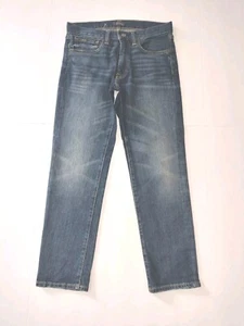 Polo Ralph Lauren No 28 The Waverly Straight Crop Blue Jeans Men Size 28 - Picture 1 of 6