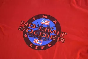 NO LIMIT Soldiers T-Shirt Vintage VTG Hip Hop Rap Raptee Records Tank Guns XXL - Bild 1 von 6