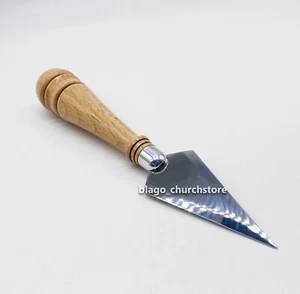 Durchschnittlicher Kirchenspeer mit geschnitztem Holzgriff für Proscomidia 7,08 Zoll - Bild 1 von 5