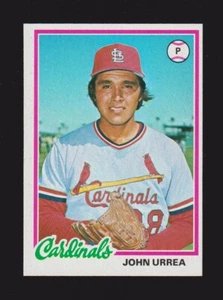 1978 Topps #587 John Urrea St Louis Cardinals como nuevo+ A - Imagen 1 de 2