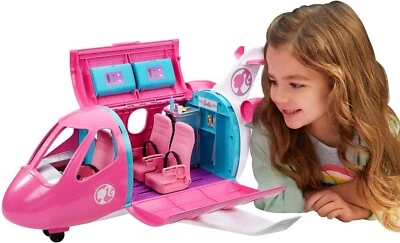 BARBIE Avion de Rêve pour Poupées avec Mobilier Et Plus de 15 Accessoires Inclus - Imagen 1 de 4