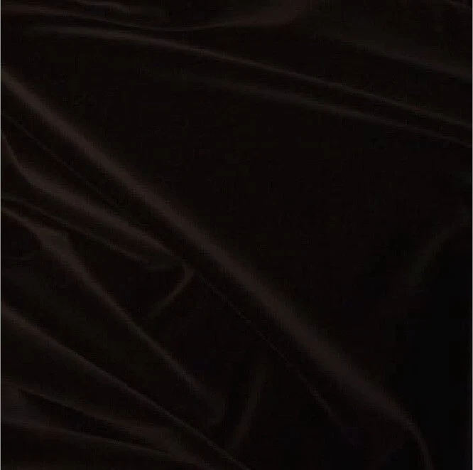 Bitterschokolade Samt Kleiderstoff ca. 114 x 151 cm  Puppe * Mode * Basteln - Bild 1 von 1